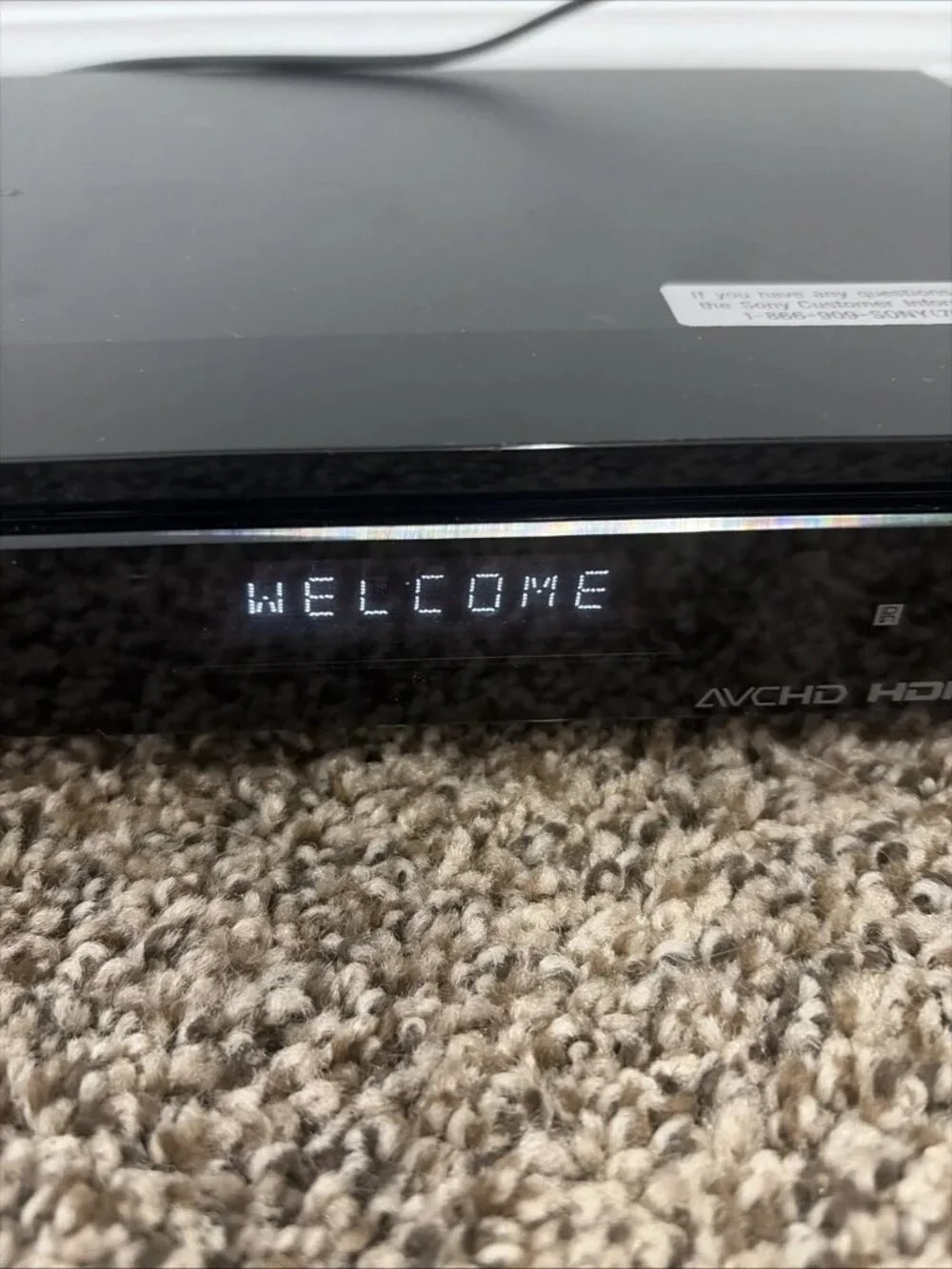 Sony BDP-S360 1080p Blu-Ray Disc/DVD Player + Power Cord TESTED
